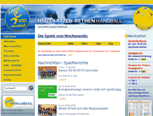 Tablet Screenshot of hsg-laatzen-rethen.de